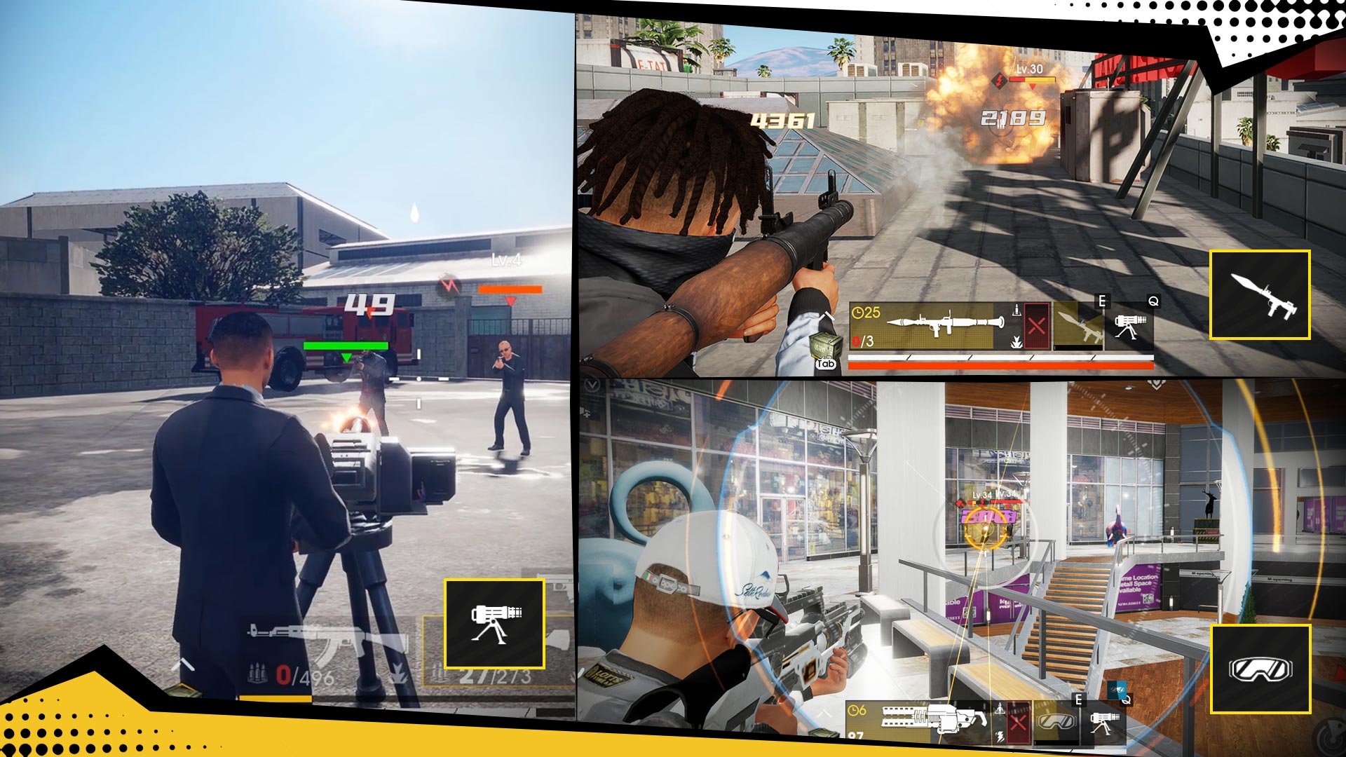 Free City – Use all kinds of skills to boost your winning chance